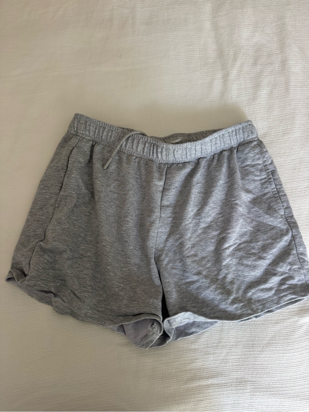 Everyday Comfort Women's Gray Drawstring Lounge Shorts